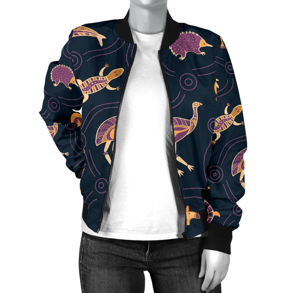 womens-bomber-jacket-indigenous-animals-patterns