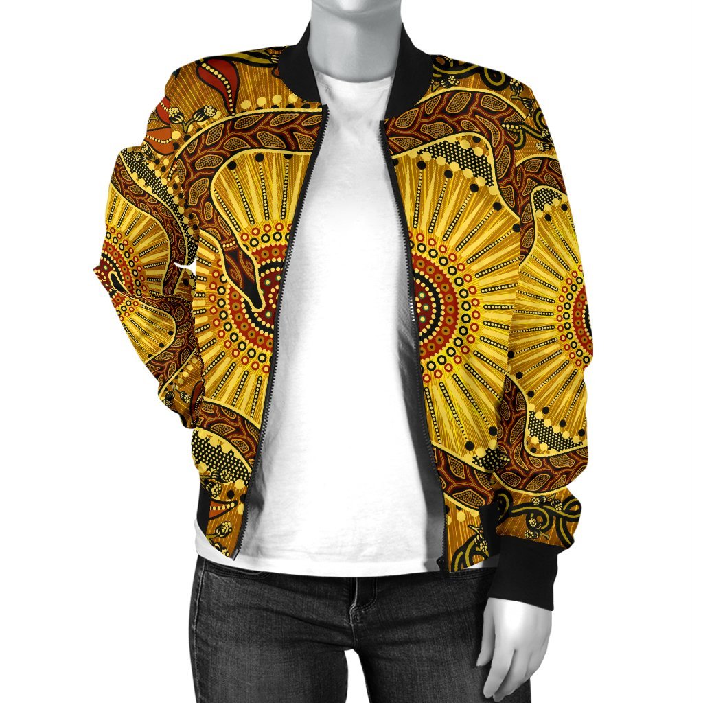 womens-bomber-jacket-australian-aboriginal-snake-rainbow-serpent