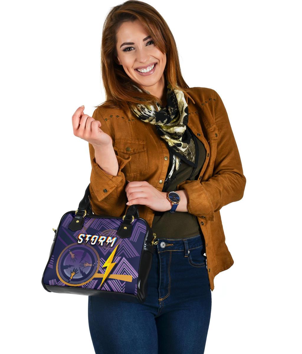 Storm Shoulder Handbag Simple Indigenous - Purple - Vibe Hoodie