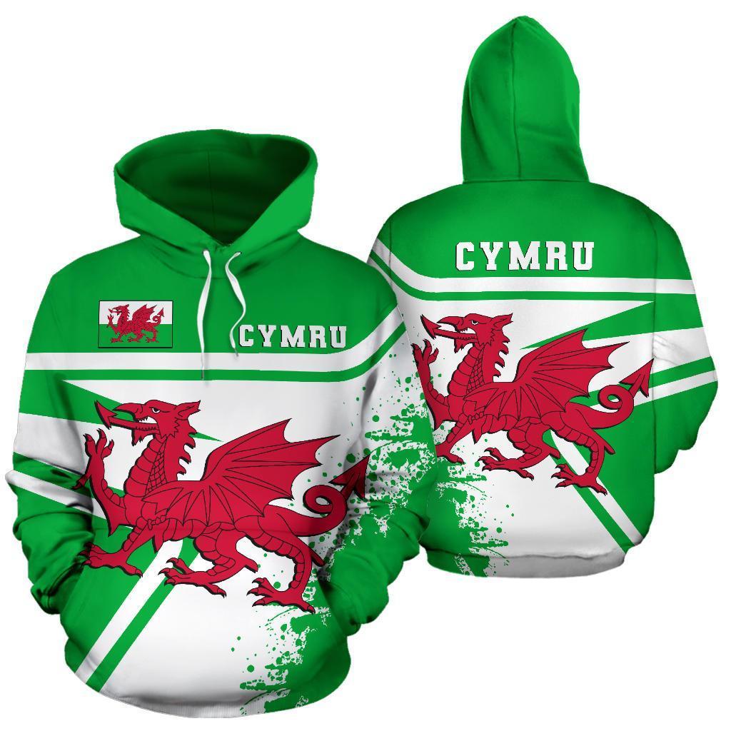 Wales Hoodie Painting Style