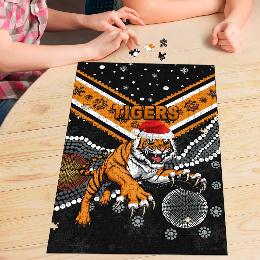 wests-christmas-premium-wood-jigsaw-puzzle-tigers-indigenous