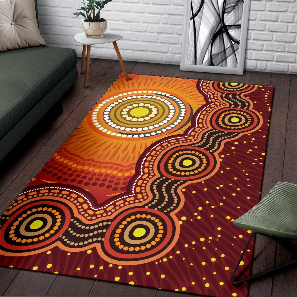 aboriginal-area-rug-sunrise-aboriginal-art