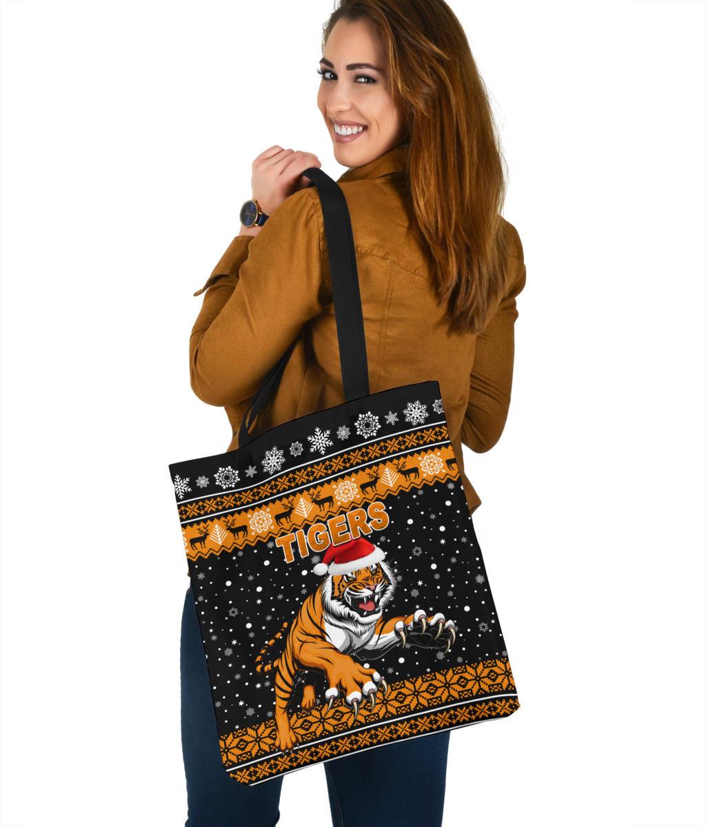 wests-christmas-tote-bag-tigers-unique-vibes-black