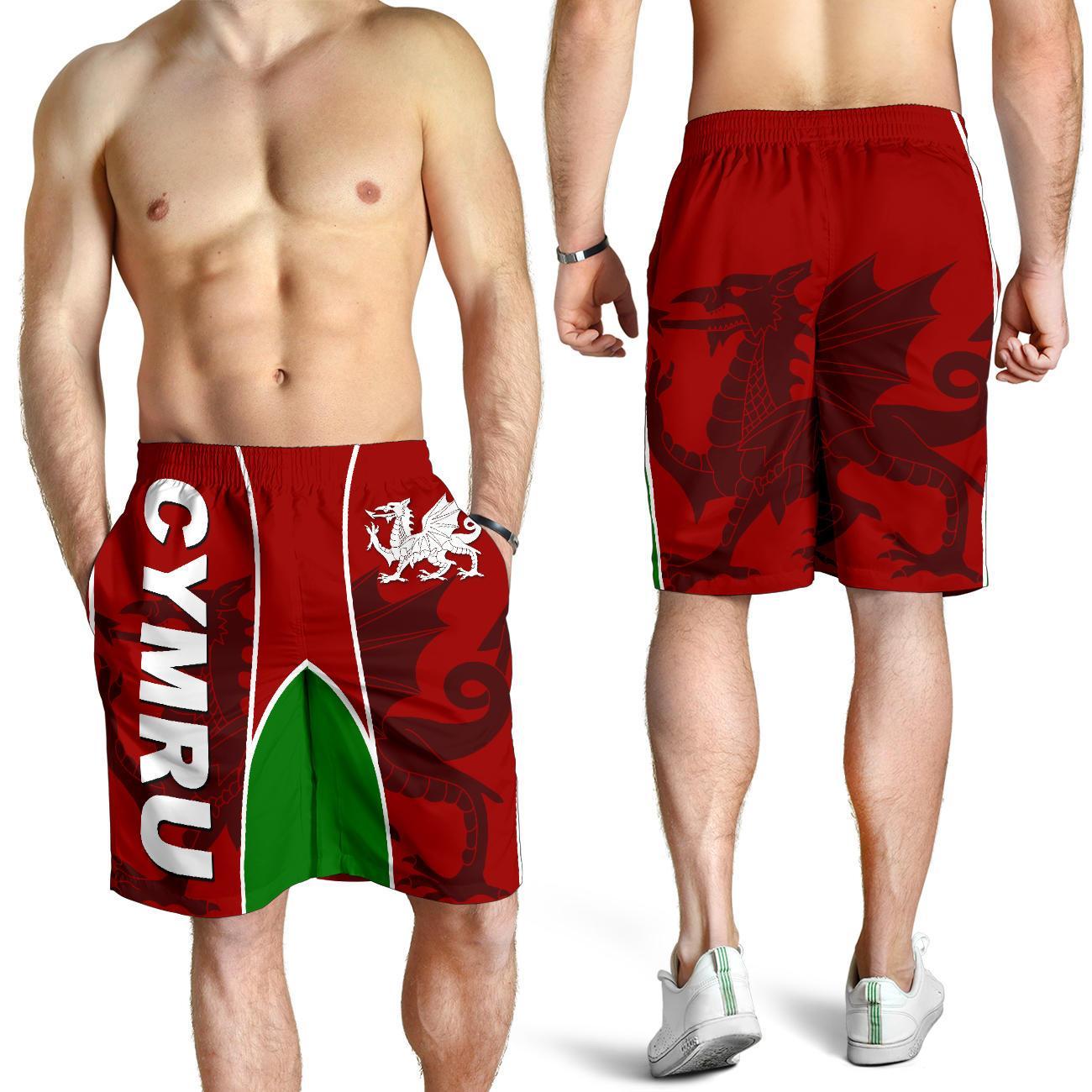 wales-mens-shorts-cymru-red-dragon