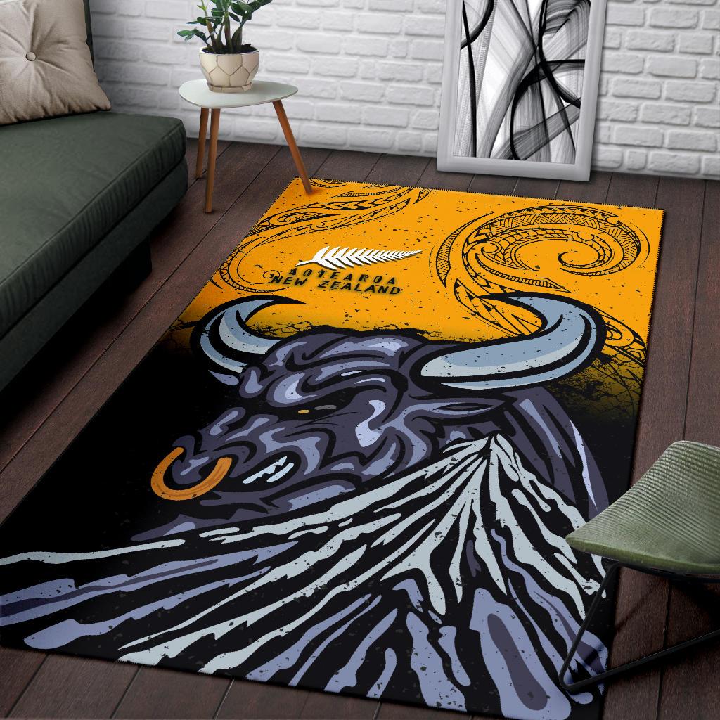 new-zealand-maori-area-rug-taranaki-bull