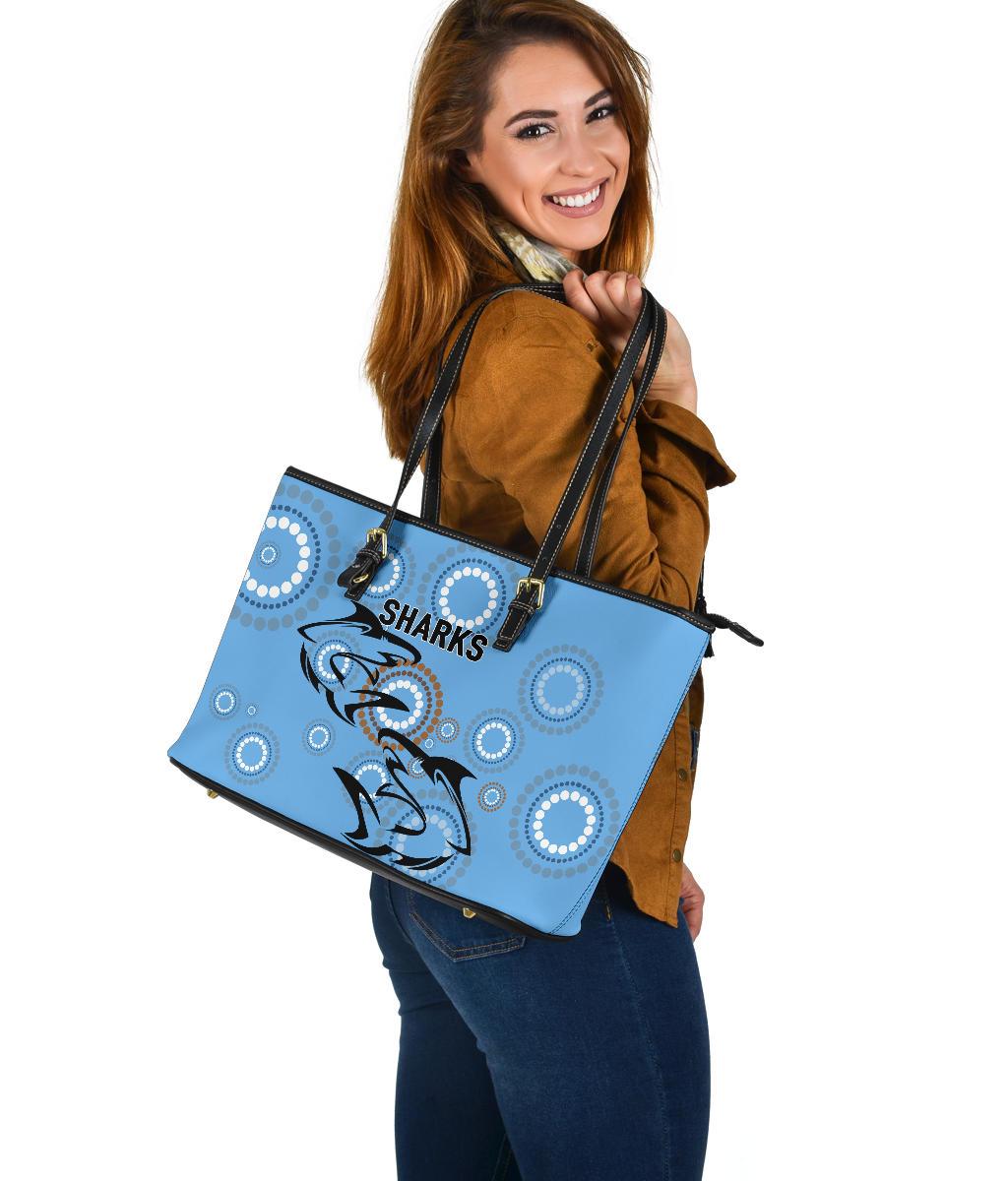 cronulla-large-leather-tote-bag-sharks-unique-indigenous