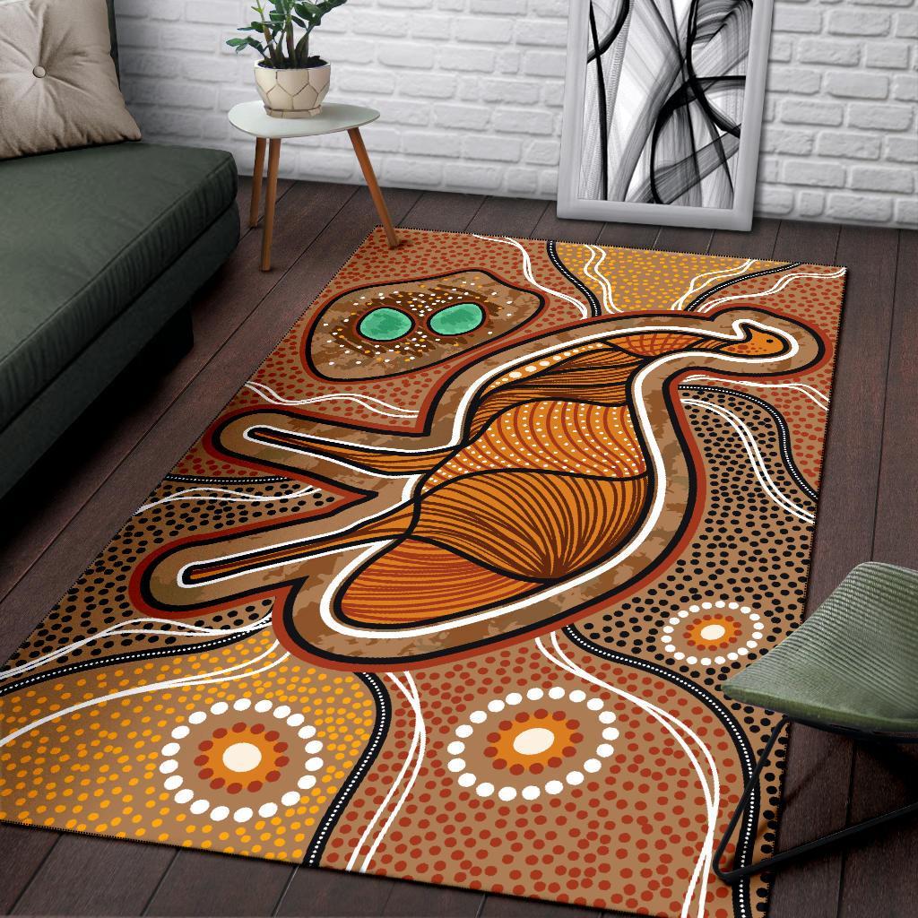 aboriginal-area-rug-indigenous-emu-vintage-stye