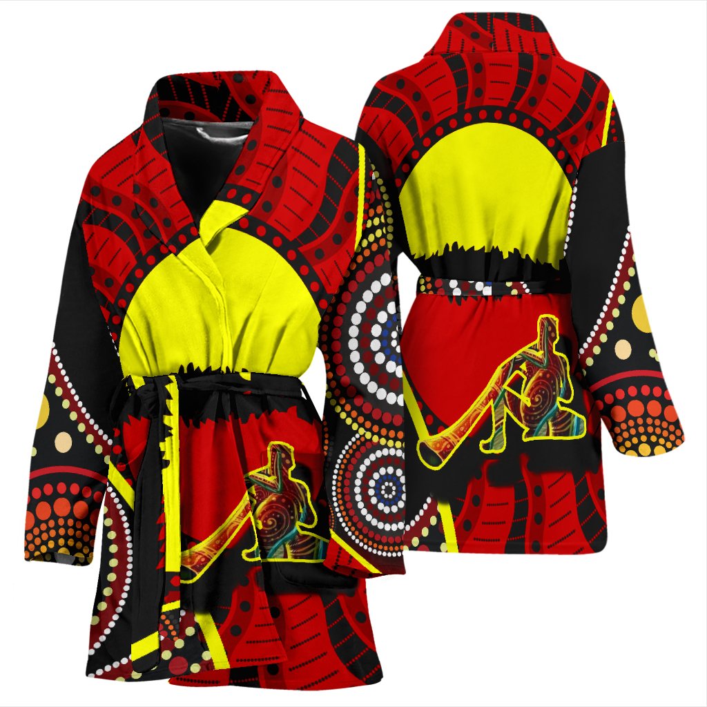 womens-bathrobe-australia-aboriginal-dots-with-didgeridoo