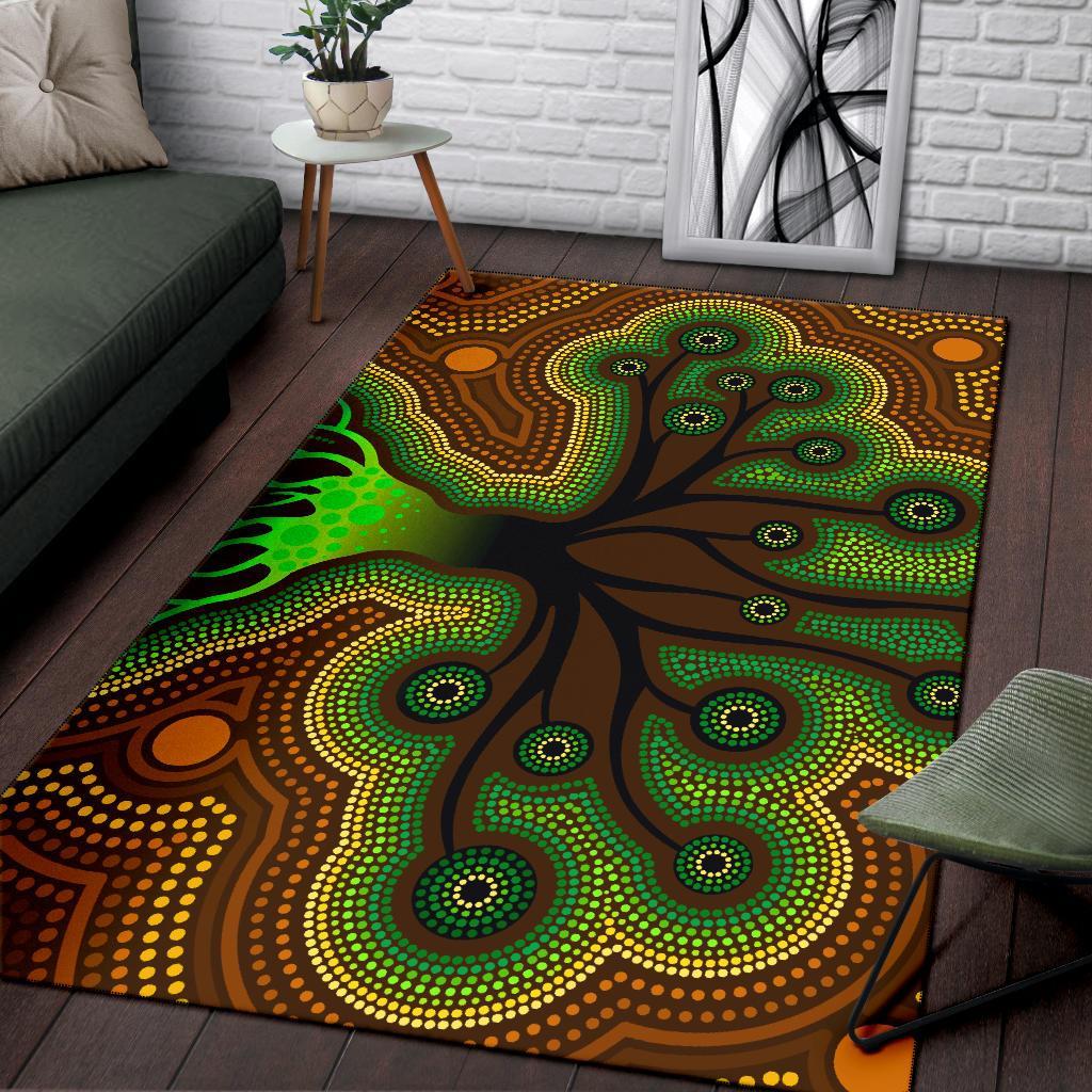 aboriginal-area-rug-tree-dot-painting-art