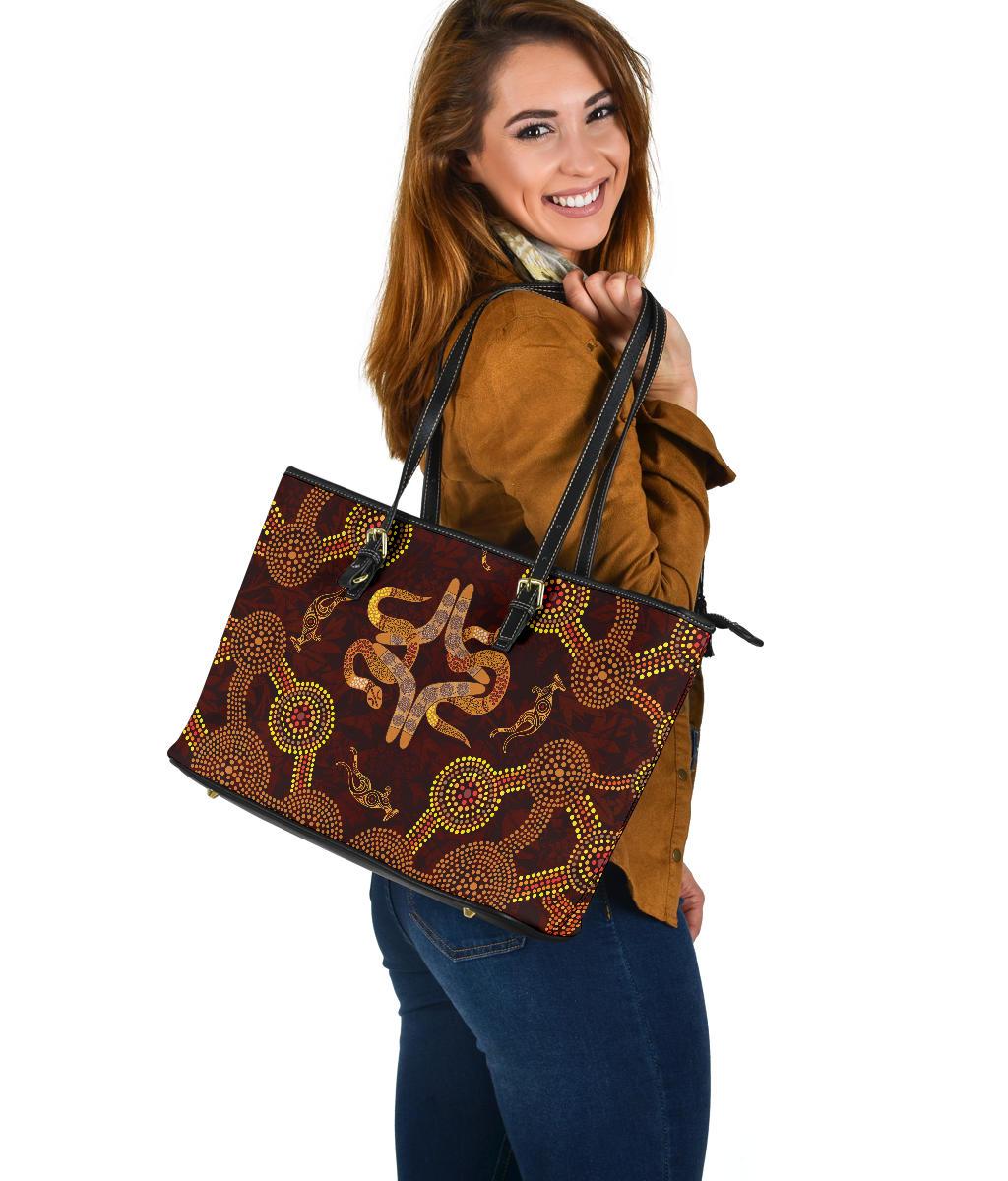 aboriginal-large-leather-tote-bag-boomerang-snake-and-kangaroo