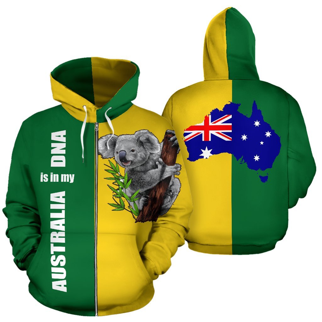 zip-up-hoodie-koala-hoodie-australia-map-is-in-my-dna-all-over-print-unisex