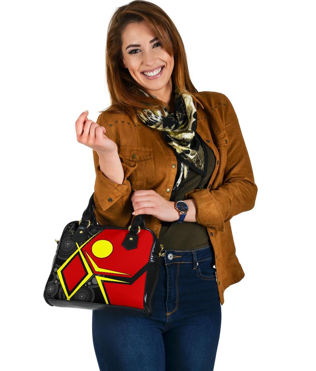 Aboriginal Shoulder Handbag - Indigenous Legend - Vibe Hoodie