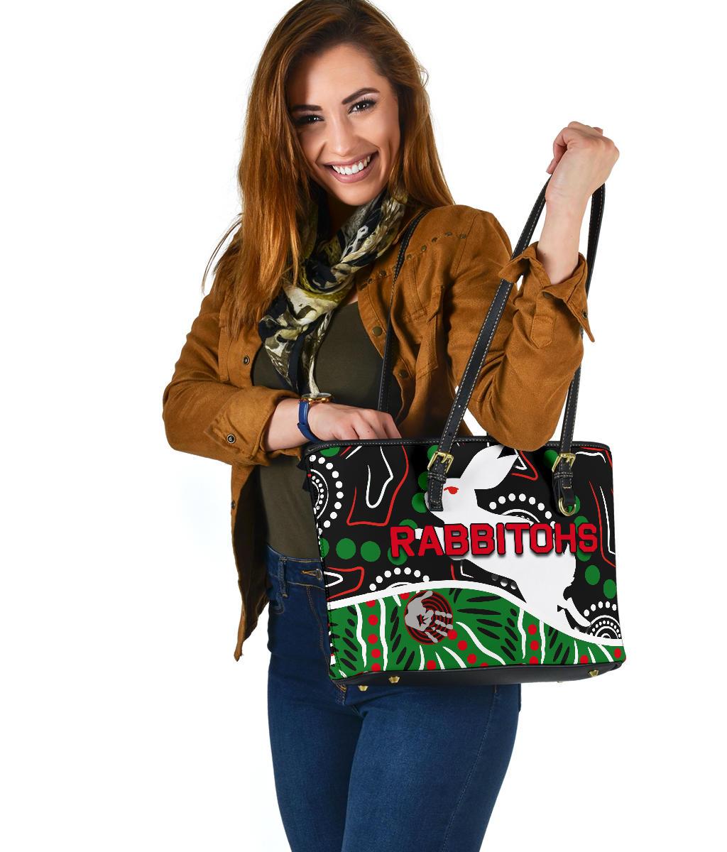 rabbitohs-small-leather-tote-bag-aboriginal