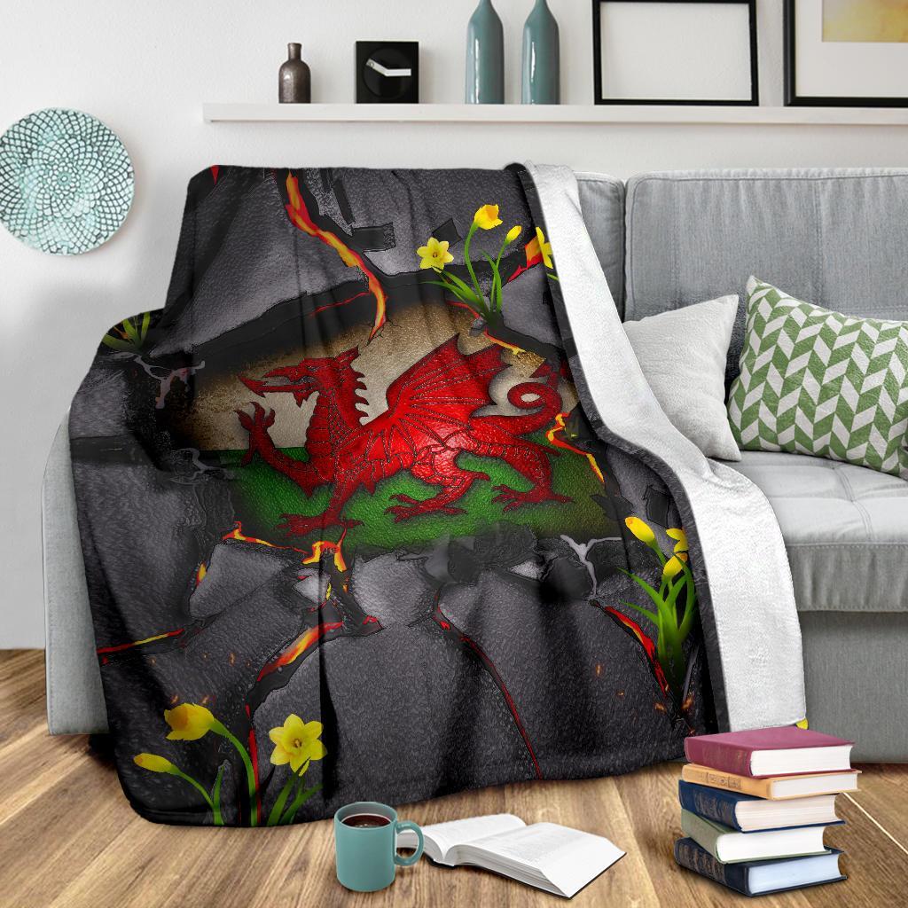 wales-premium-blanket-welsh-dragon-daffodil-lava