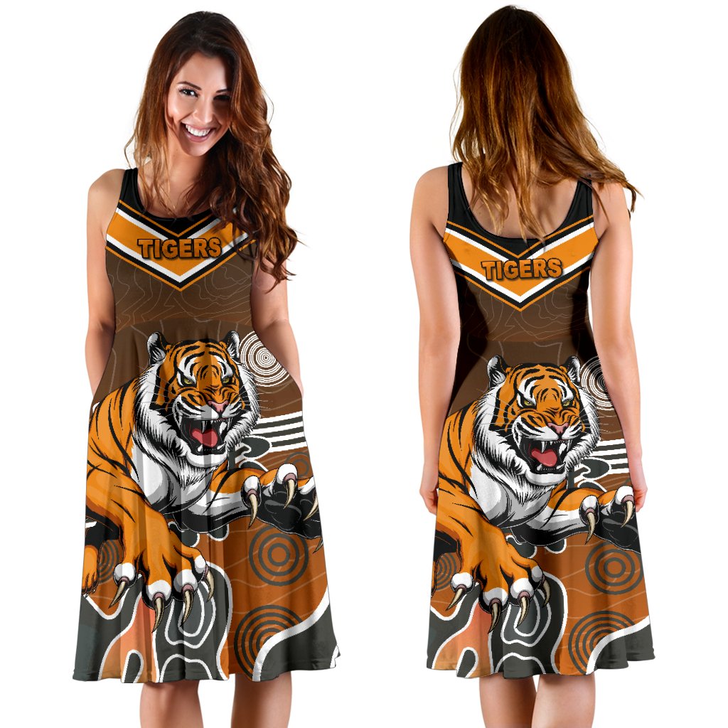 Wests Women Dress Tigers Indigenous - Vibe Hoodie