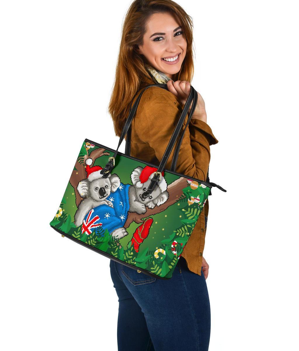 christmas-large-leather-tote-bag-australia-flag-with-koala-ugly-christmas