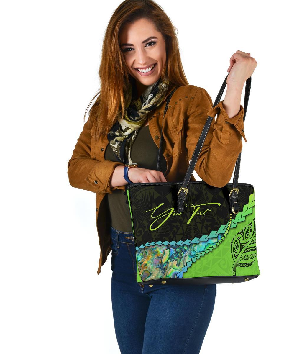 signature-custom-paua-shell-maori-silver-fern-leather-tote-bag-green