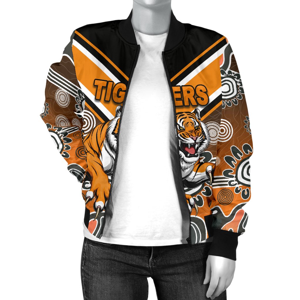 wests-womens-bomber-jacket-tigers-indigenous