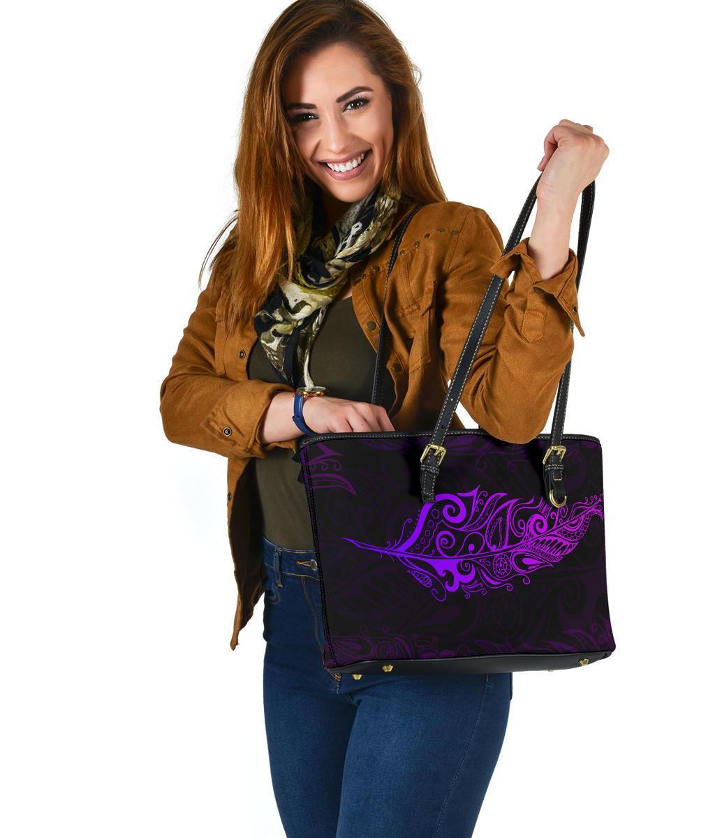 light-silver-fern-leather-tote-bag-purple-small