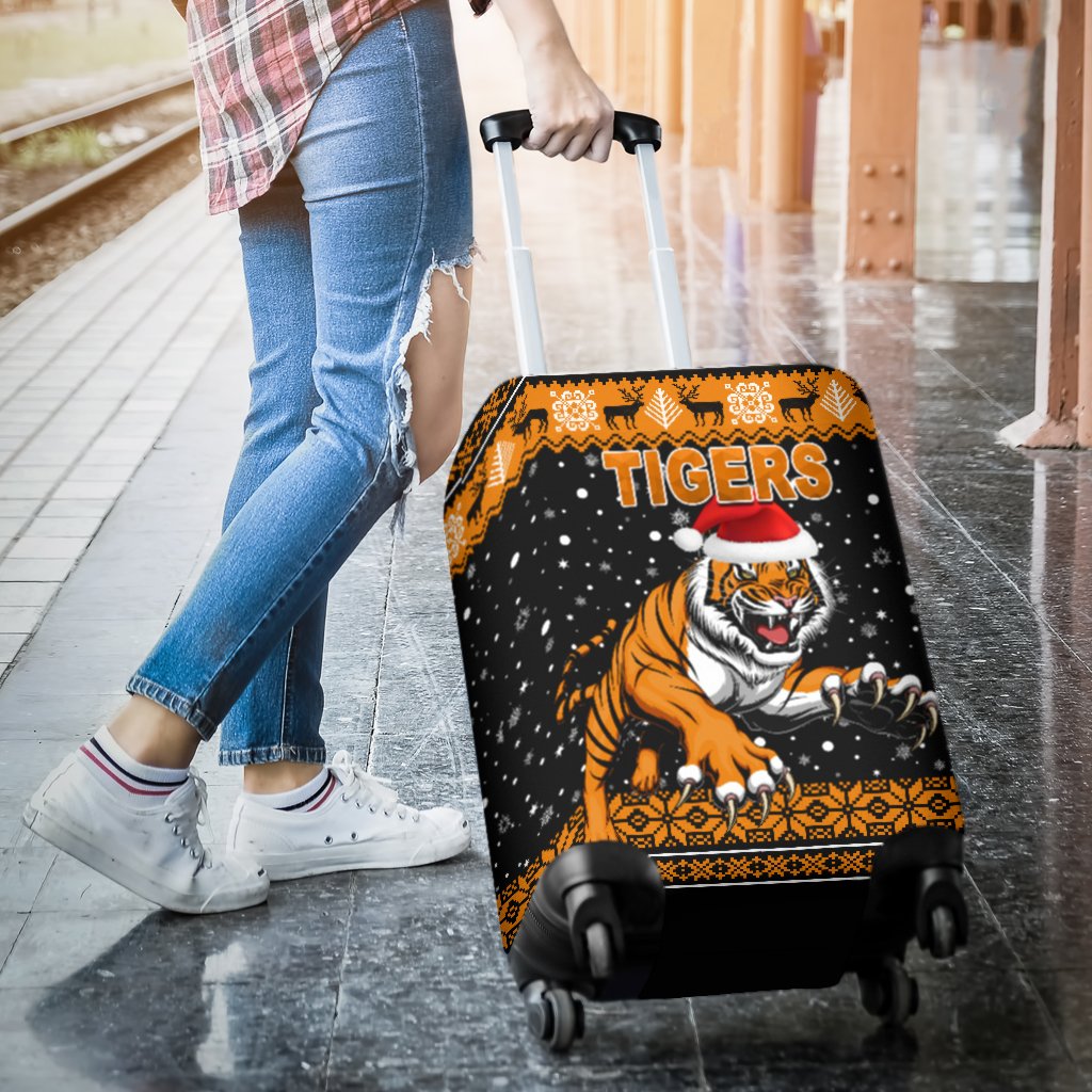 wests-christmas-luggage-covers-tigers-unique-vibes-black