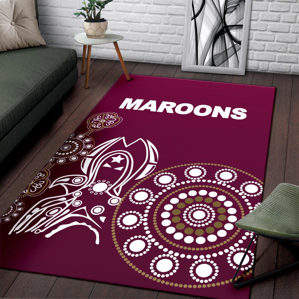 queensland-area-rug-maroons-simple-indigenous