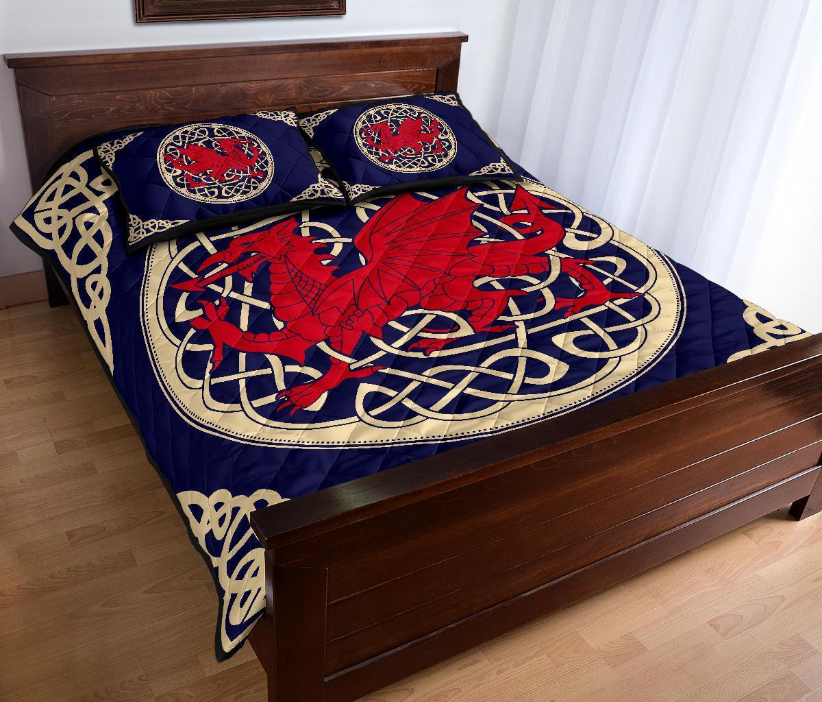 wales-quilt-bed-set-welsh-dragon-quilt-bed