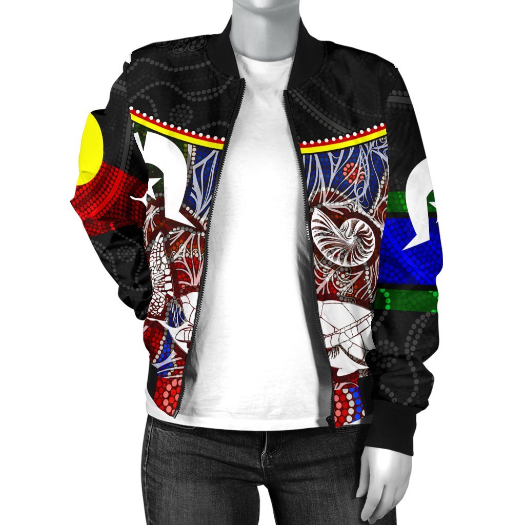 womens-bomber-jacket-aboriginal-dot-in-naidoc-week-style