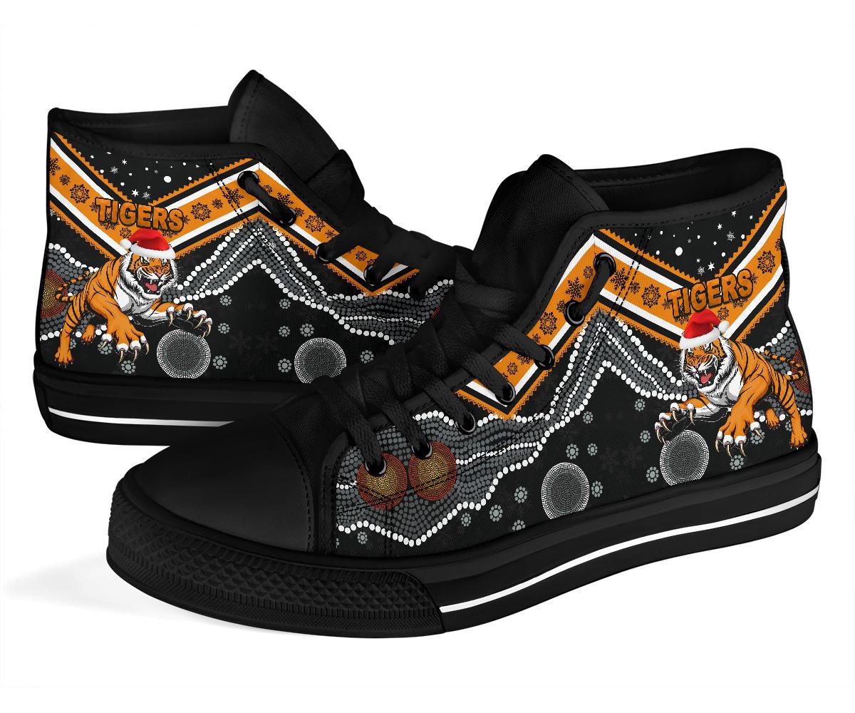 wests-christmas-hight-top-shoe-tigers-indigenous