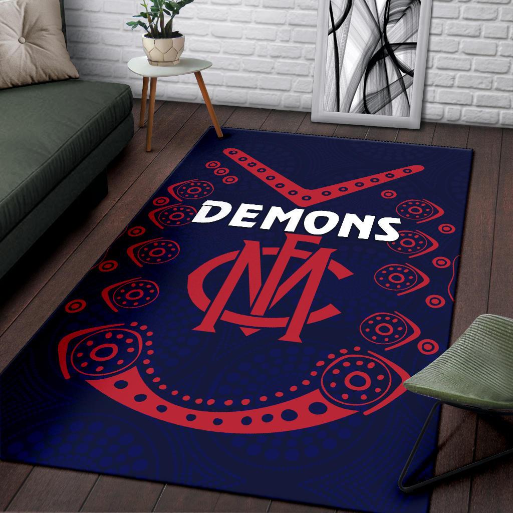 melbourne-demons-indigenous-area-rug-football