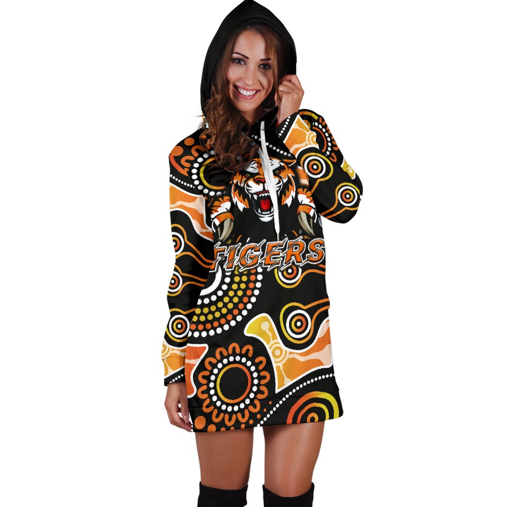 wests-women-hoodie-dress-rugby-tigers-indigenous