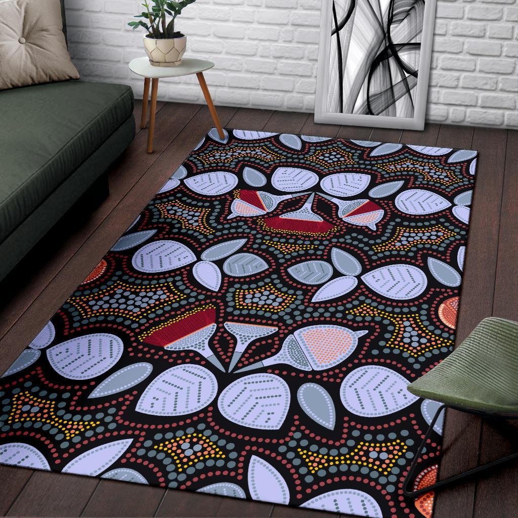 area-rug-aboriginal-eucalyptus-seamless-pattern