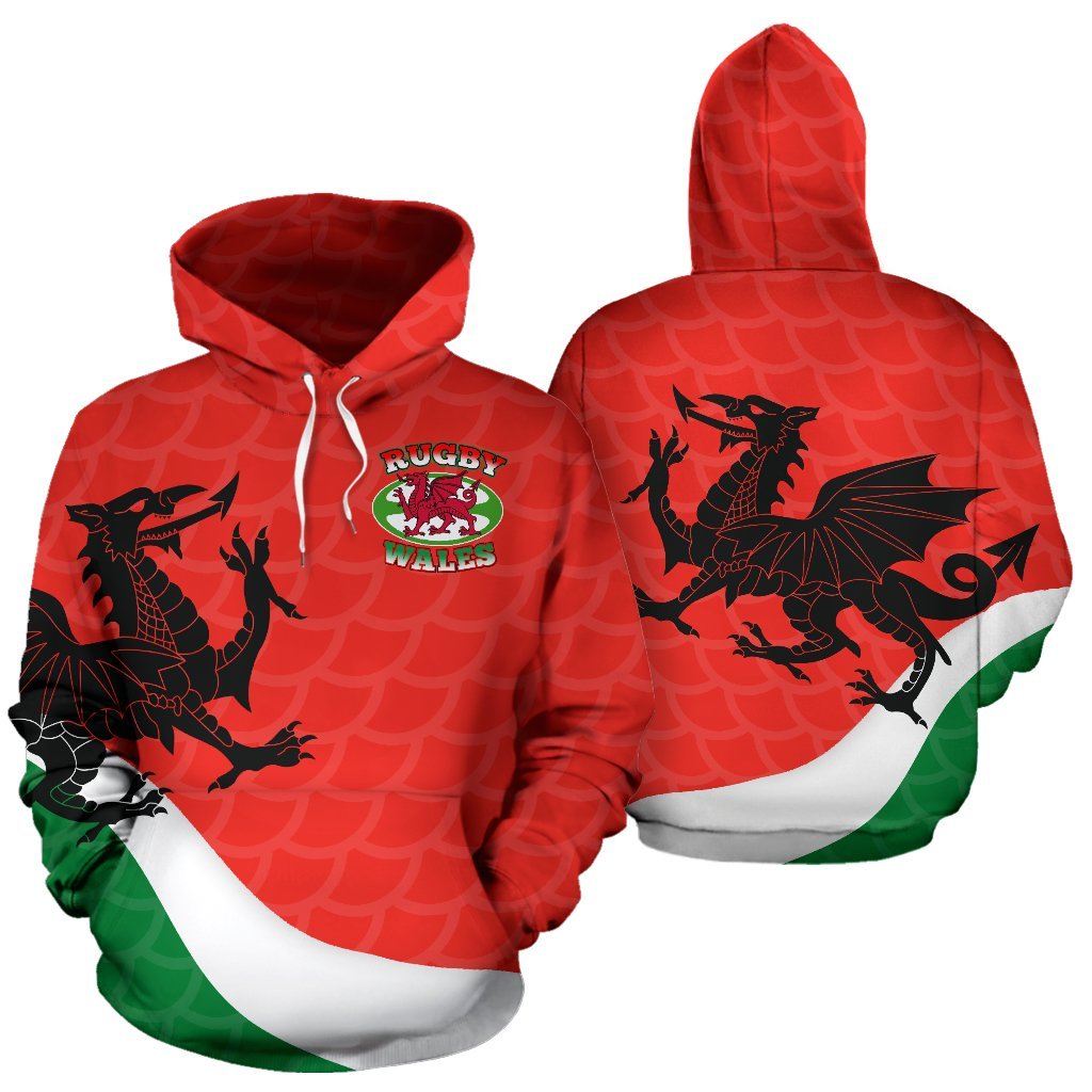 Wales Rugby Dragon Hoodie