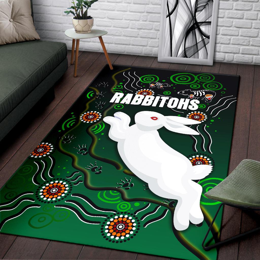 rabbitohs-area-rug-simple-indigenous