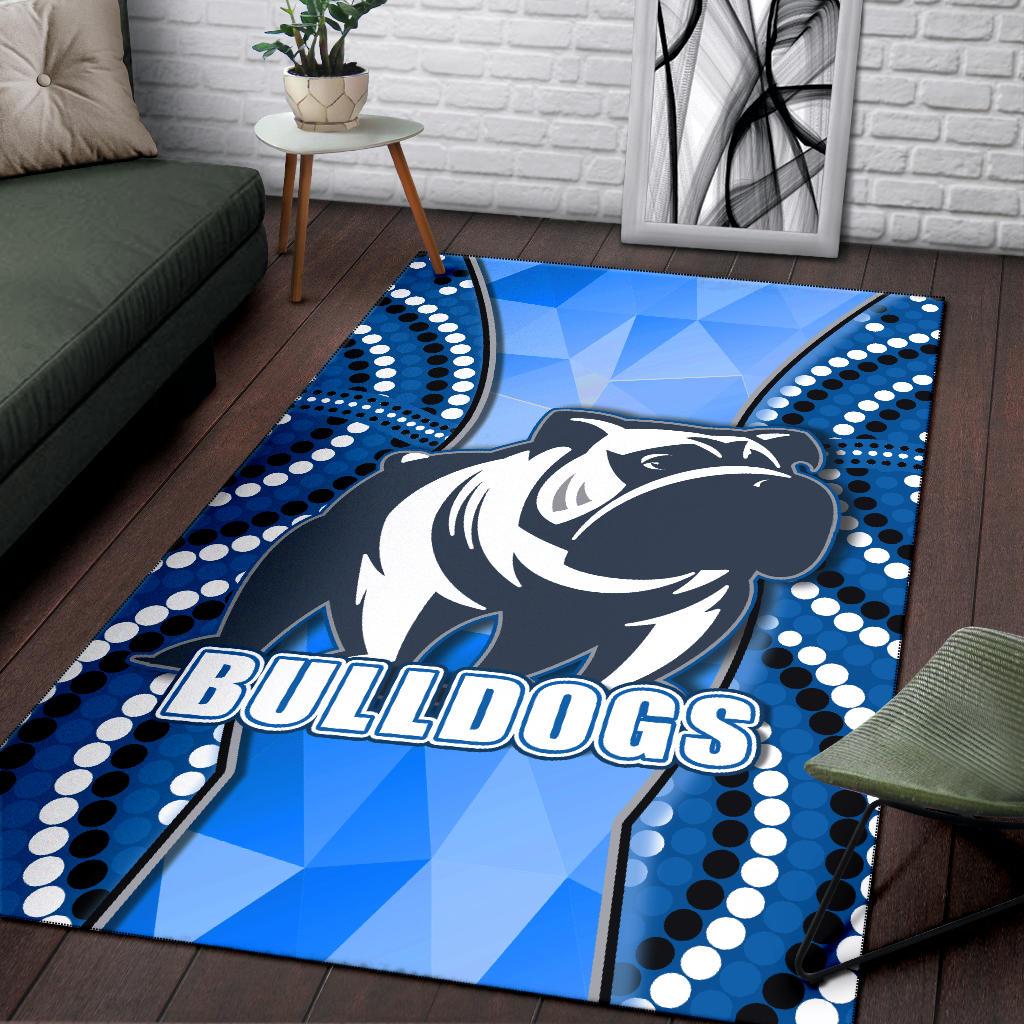 bulldogs-area-rug-indigenous-snappy