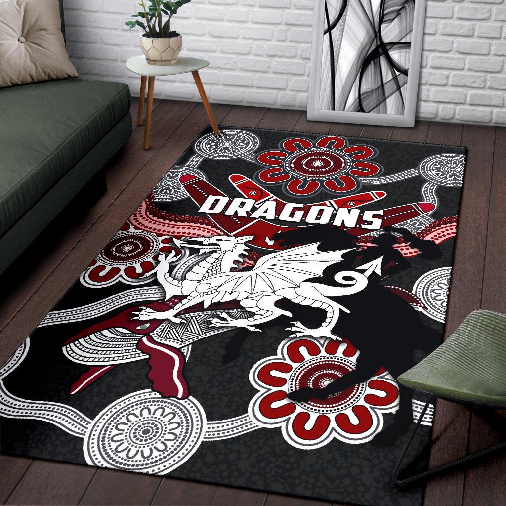 dragons-area-rug-st-george-indigenous-black