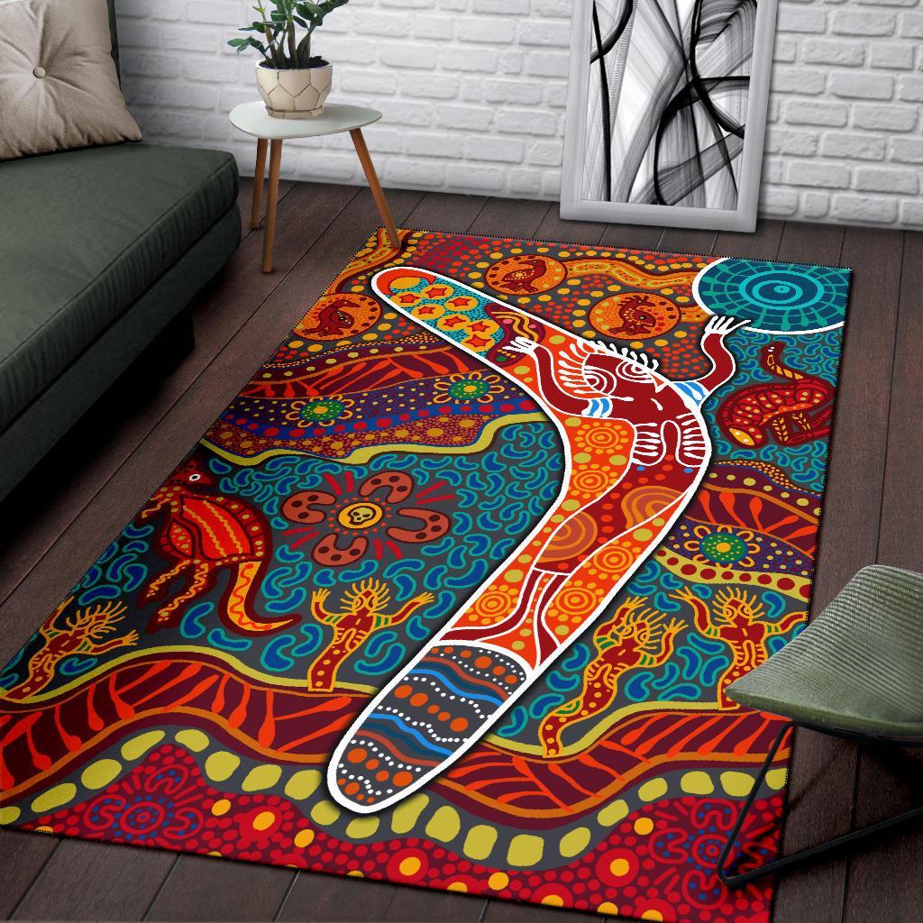 aboriginal-area-rug-indigenous-boomerang