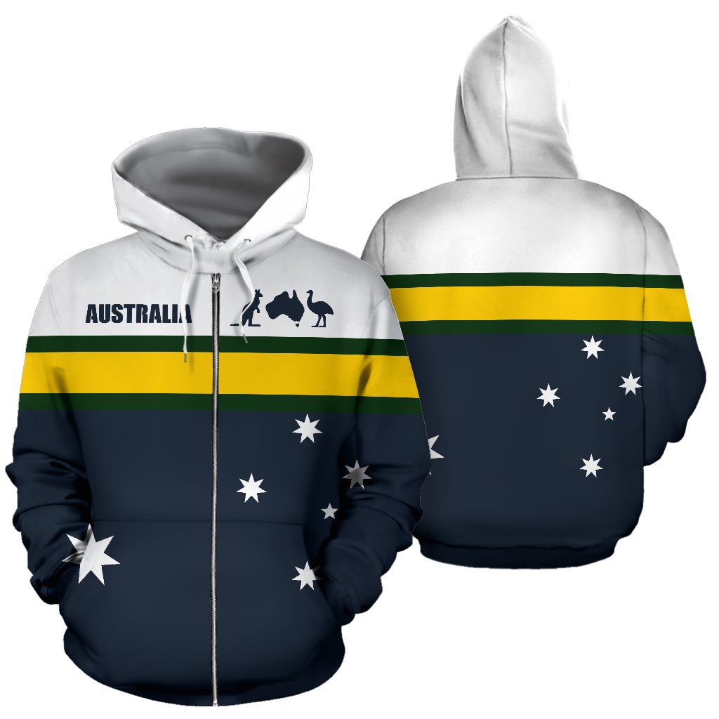 zip-up-hoodie-kangaroo-symbol-hoodie-australia-map-athletic-spirit-unisex