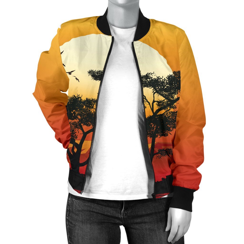 womens-bomber-jacket-sunset-and-tree-in-australia