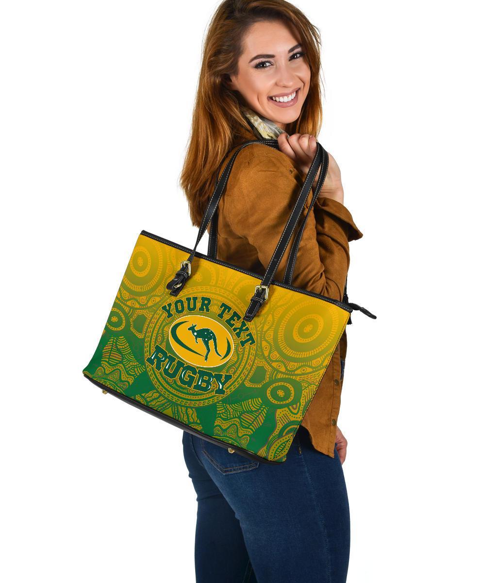 custom-aboriginal-leather-tote-bag-australia-rugby-and-coat-of-arms