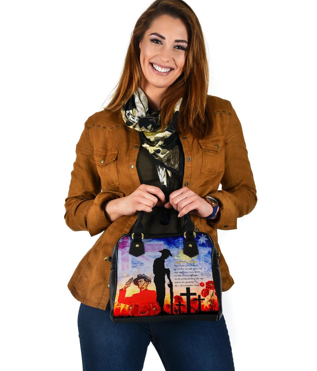 Anzac Shoulder Handbag - Anzac 2020 Lest We Forget The Australian Army - Vibe Hoodie