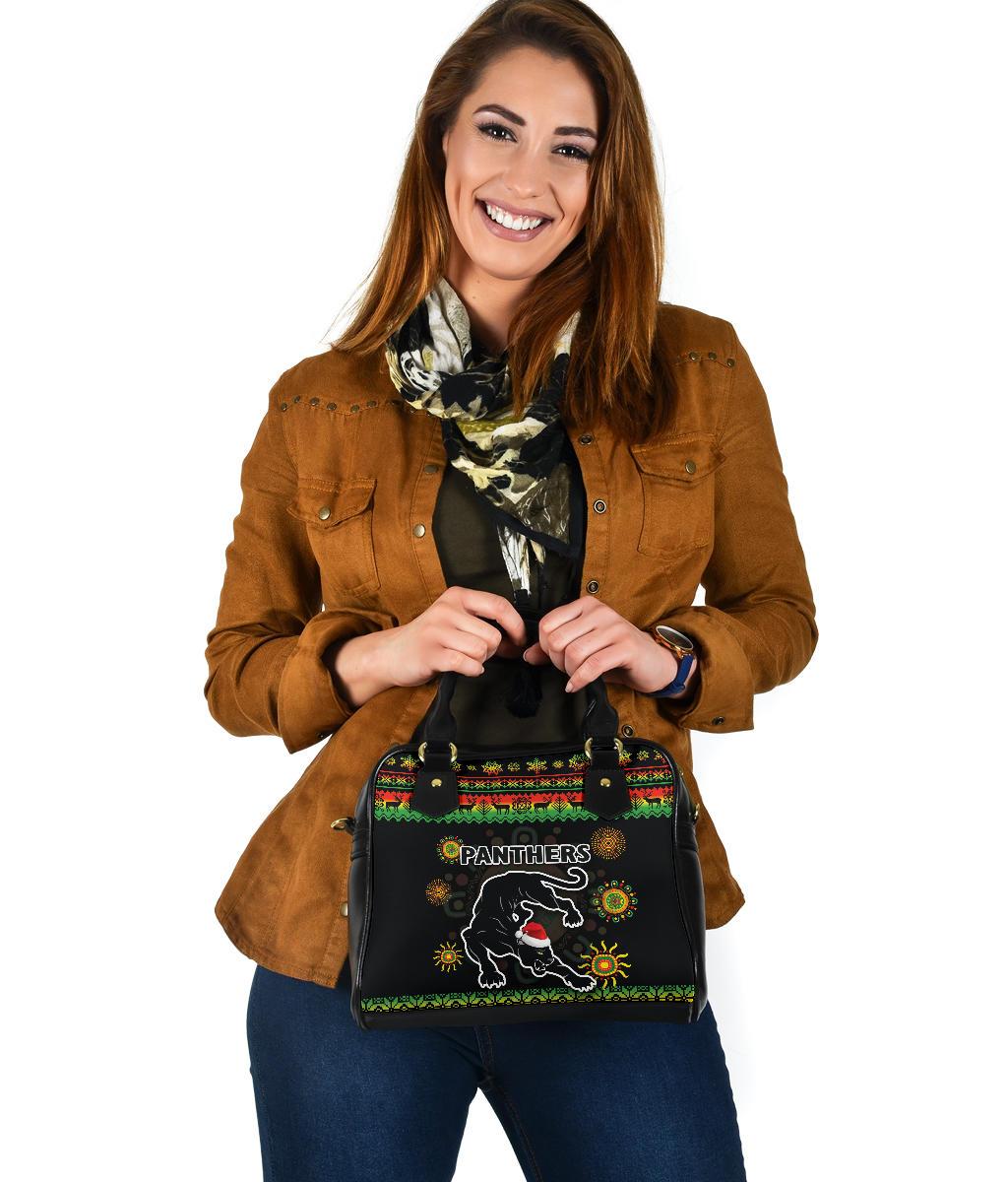 Penrith Panthers Christmas Shoulder Handbag Indigenous - Vibe Hoodie