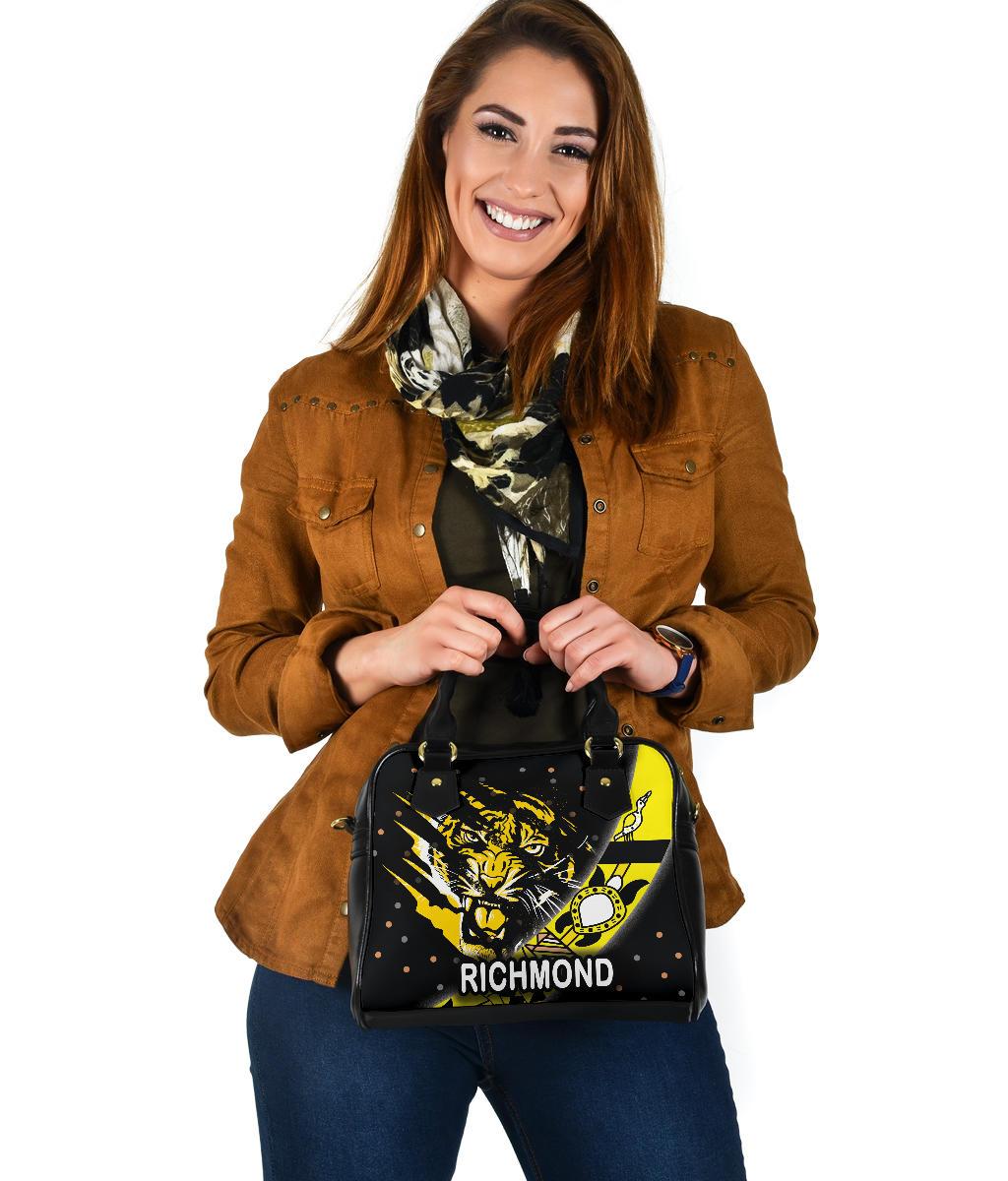 Richmond Shoulder Handbag Tigers Dotted - Vibe Hoodie