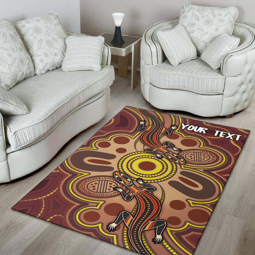 custom-aboriginal-area-rug-indigenous-lizard-dot-painting-art