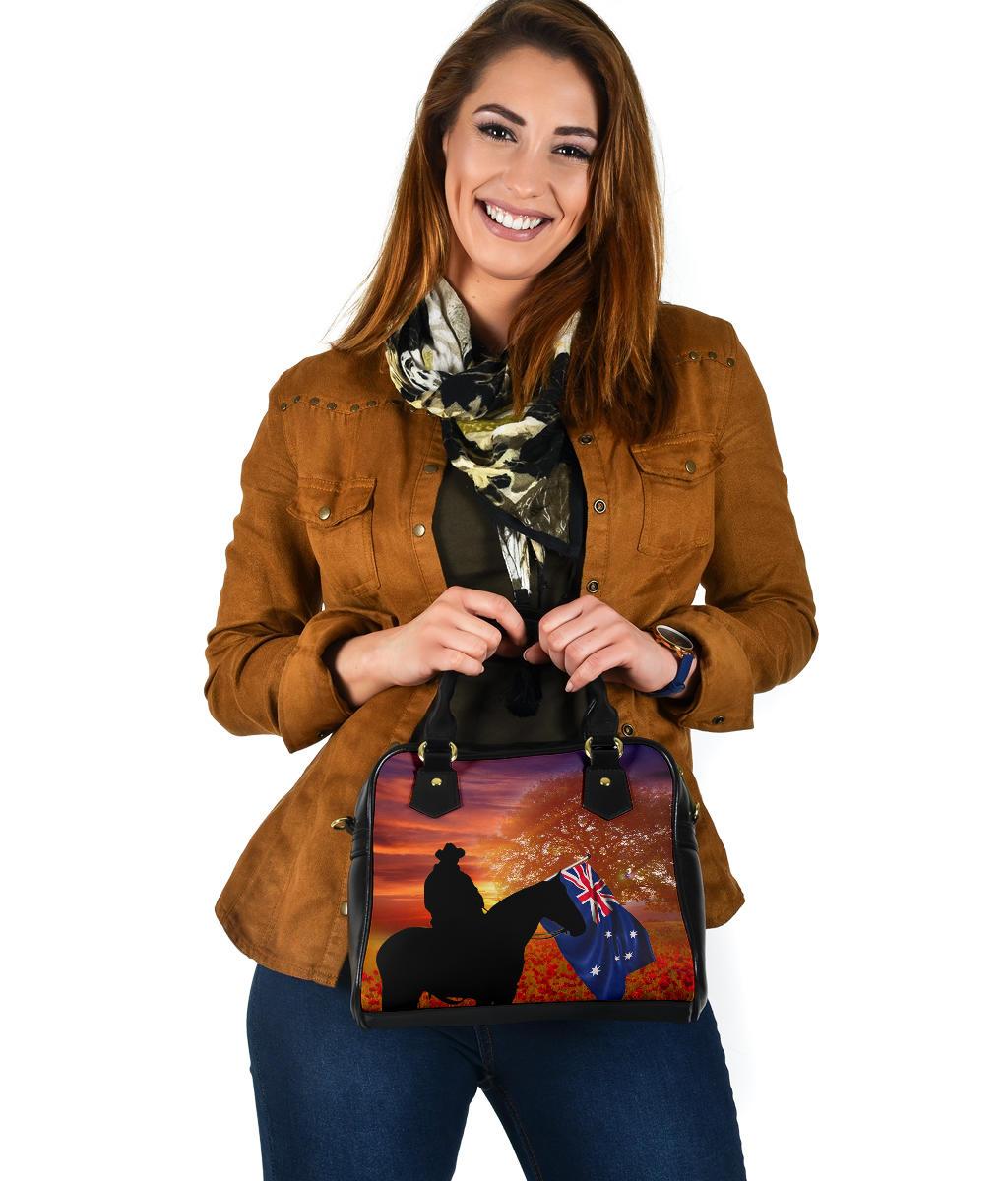 Anzac Day 2021 Shoulder Handbag - Lest We Forget Ver01 - Vibe Hoodie