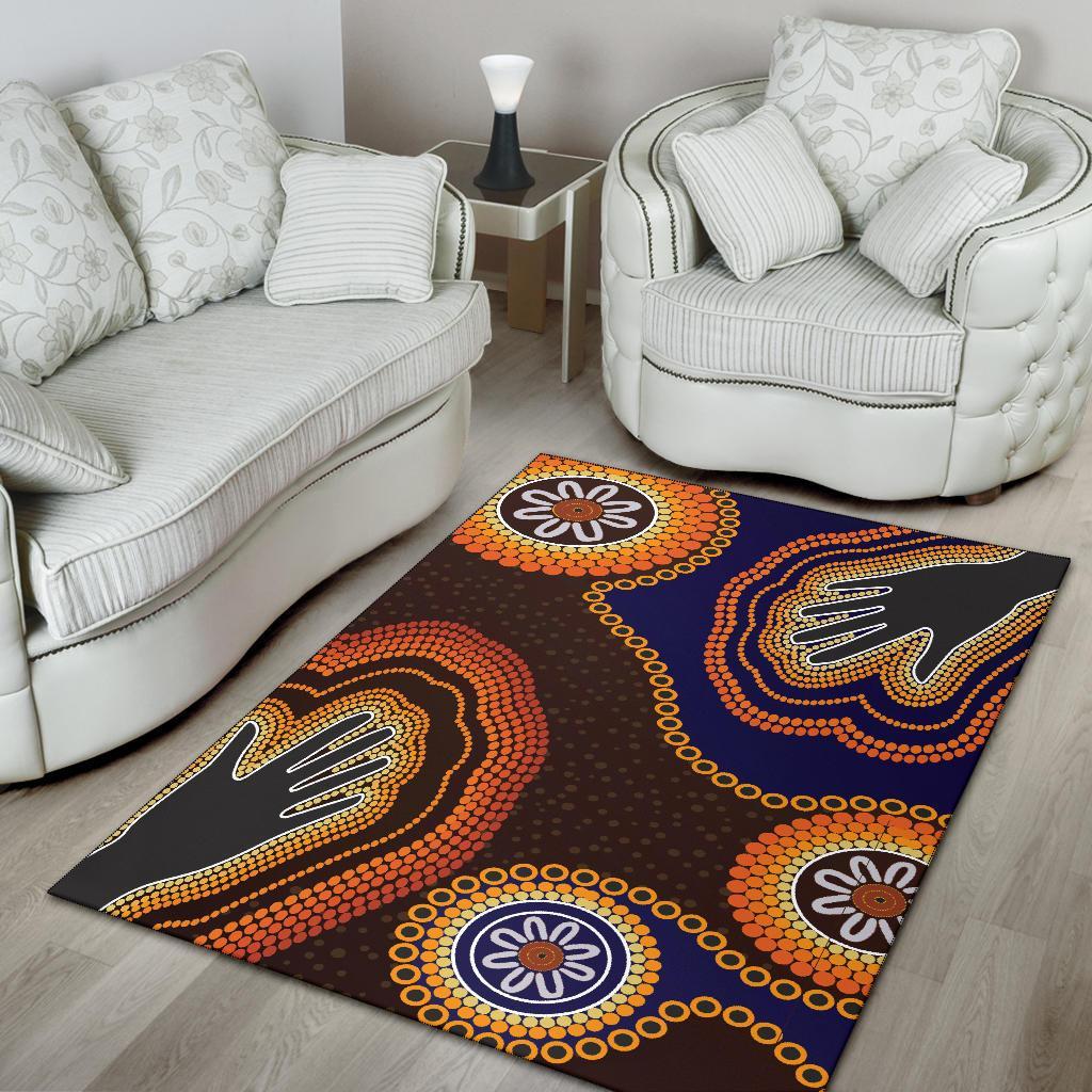 area-rug-aboriginal-dot-art-painting-with-hand