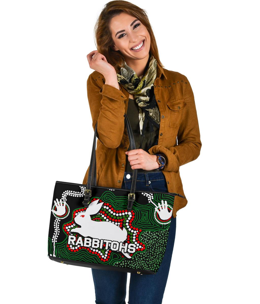 rabbitohs-large-leather-tote-bag-aboriginal-2