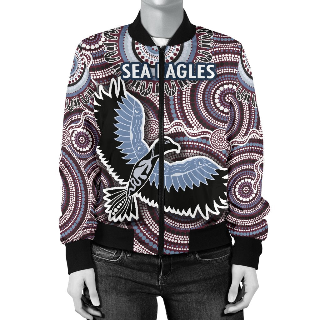 warringah-womens-bomber-jacket-sea-eagles-indigenous