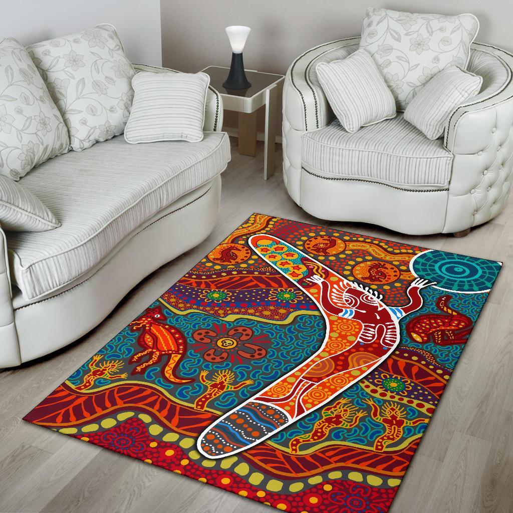 aboriginal-area-rug-indigenous-boomerang