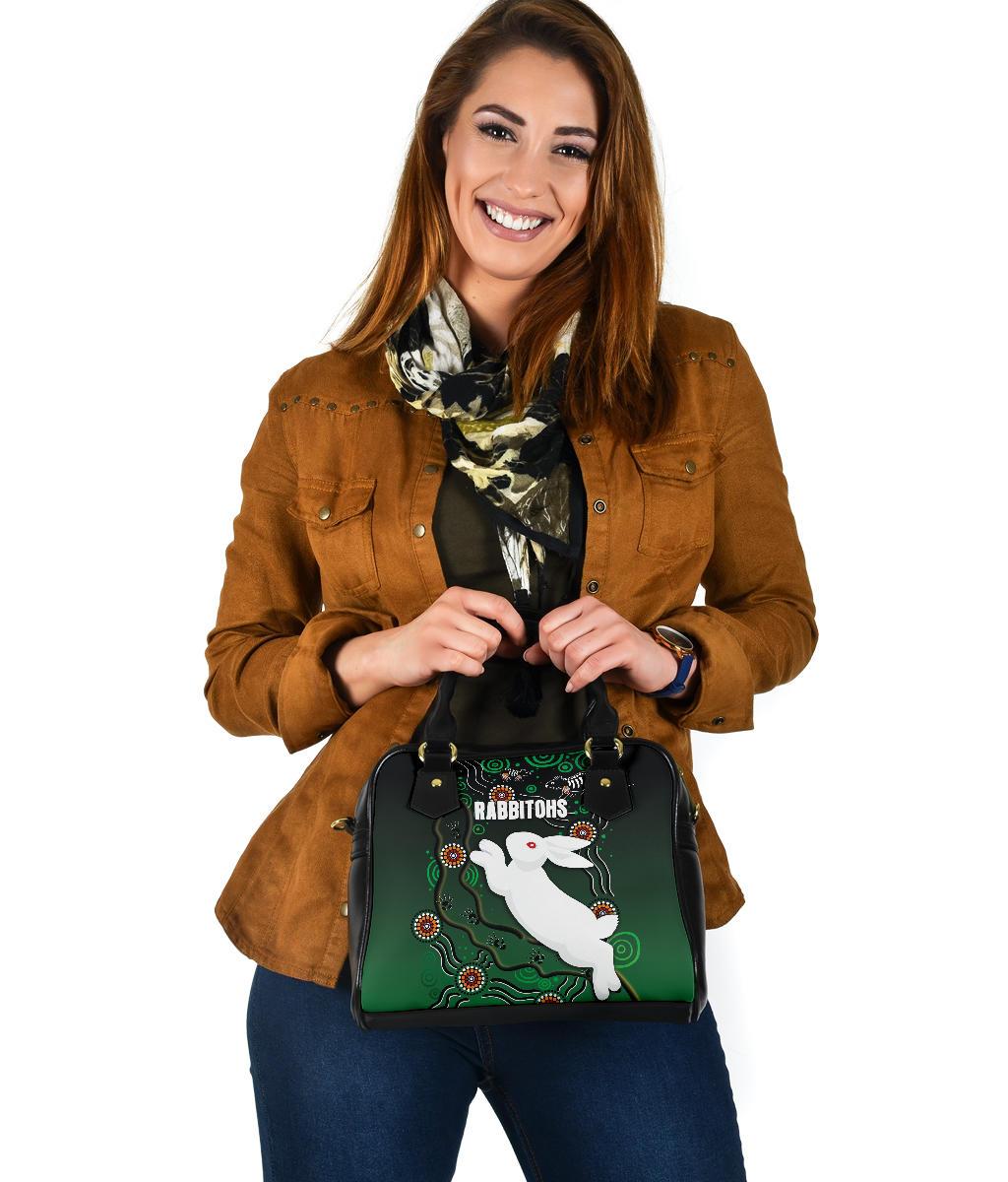 Rabbitohs Shoulder Handbag Simple Indigenous - Vibe Hoodie