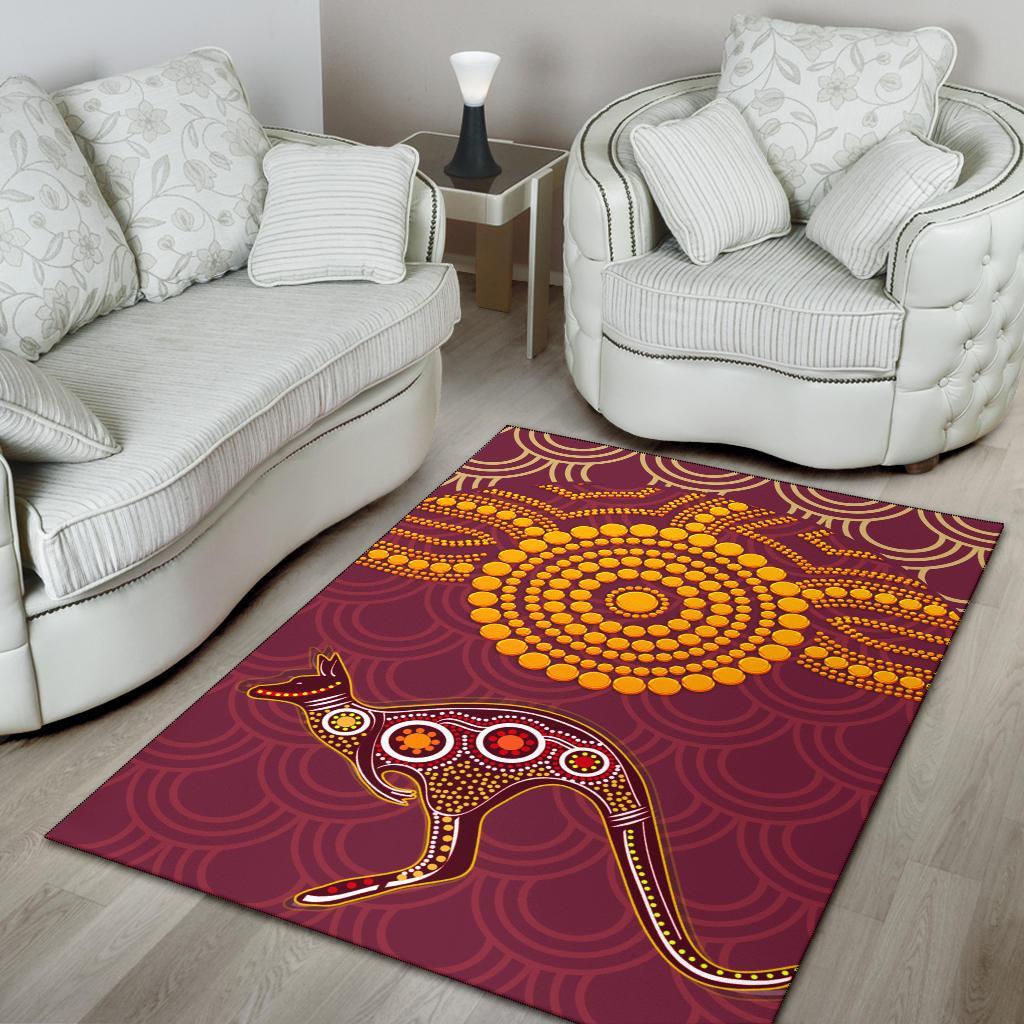 aboriginal-area-rug-aboriginal-kangaroo